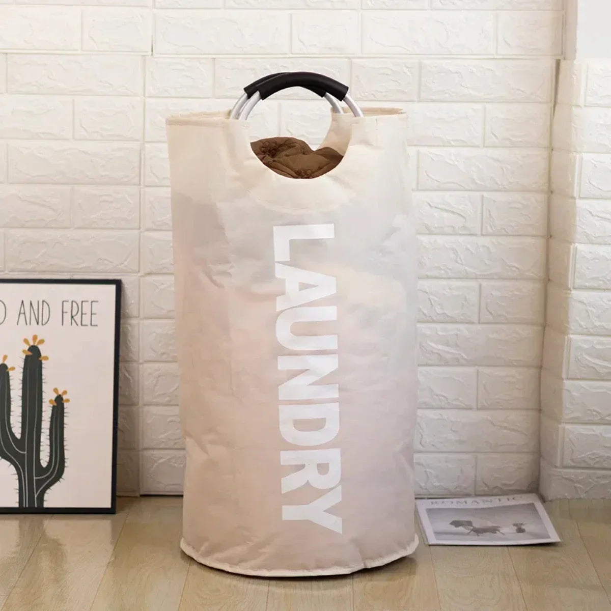 Oxford Fabric Foldable Laundry Basket – Large-Capacity Dirty Clothes Storage Bag for Home, Dorm & Laundry Room