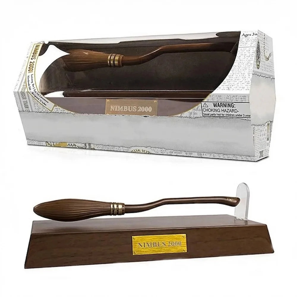 Nimbus 2000 Floating Broom Pen - Magnetic Levitating Ballpoint Pen, Desk Toy & Gift