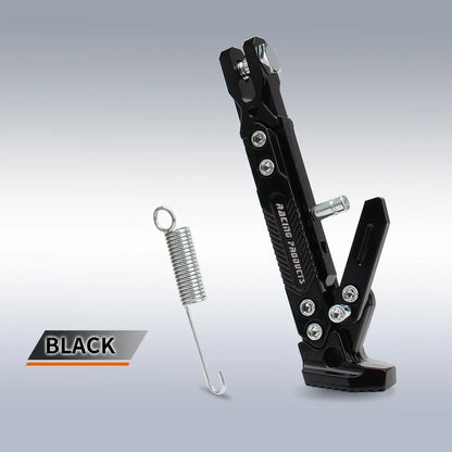 Motorcycle Kickstand Support — Universal Alloy Side Stand Bracket for Dirt Bikes & Motorbikes Tripod Foot Holder