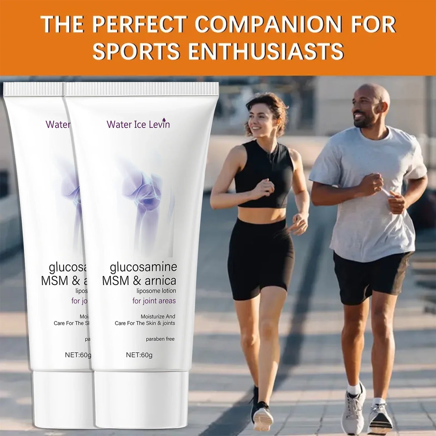 Glucosamine MSM Arnica Joint Cream - Liposome Moisturizing Lotion with Paraben-Free Formula