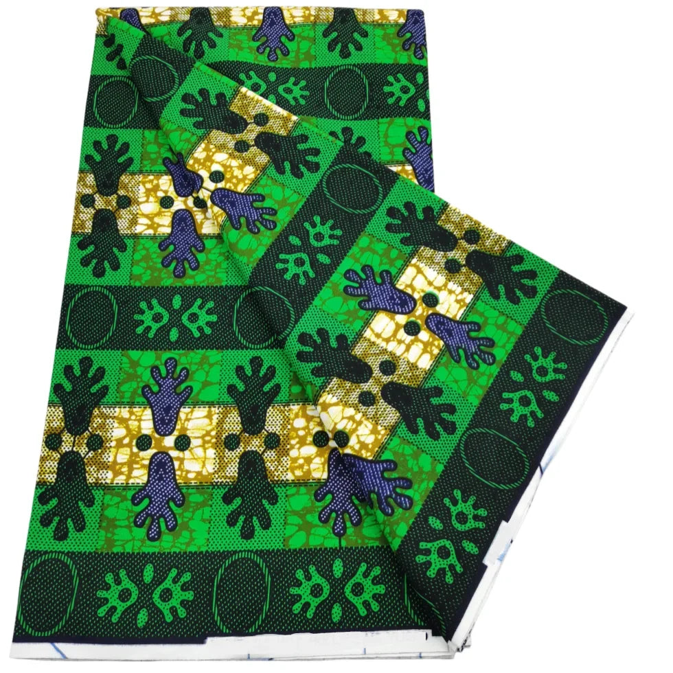 100% Cotton Real Wax Ankara Fabric - 2026 African Print Wedding Dress Sewing Fabric