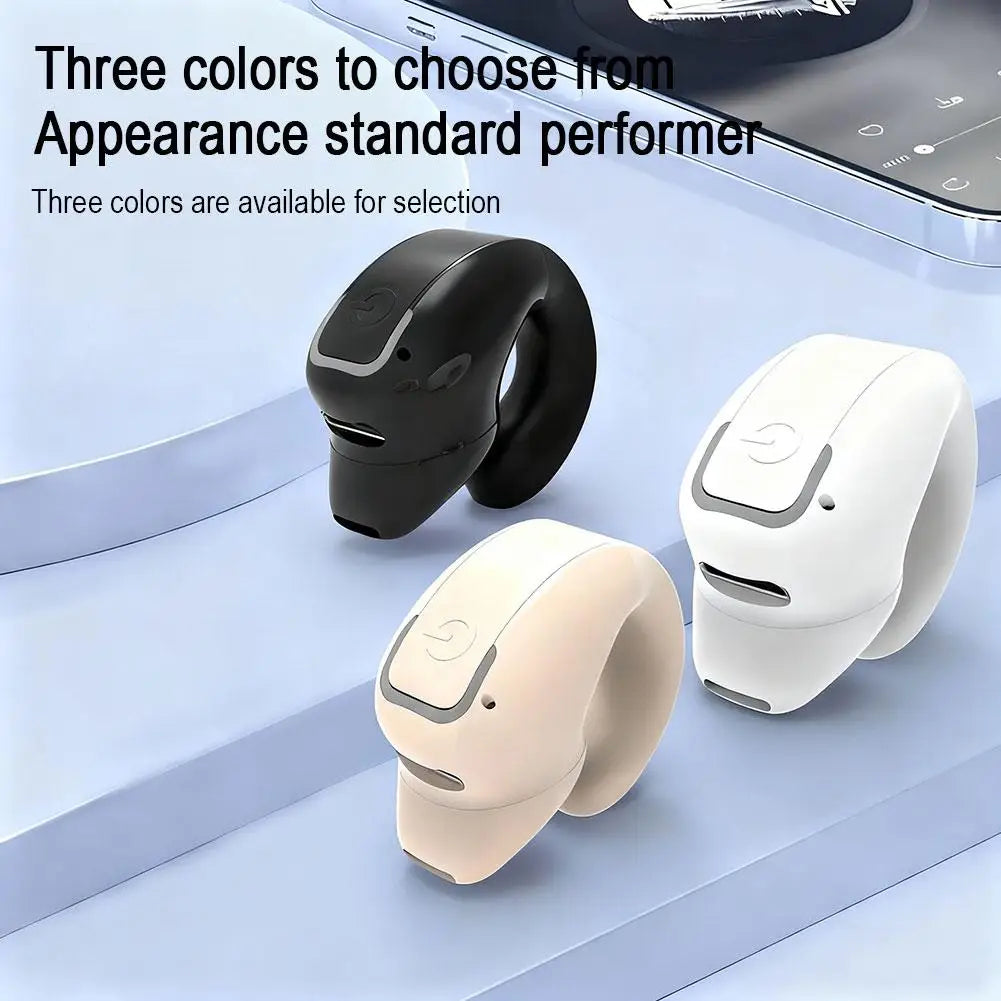 Wireless Bluetooth Bone Conduction Earphones - TWS Sports Headset with Mic & Noise Reduction