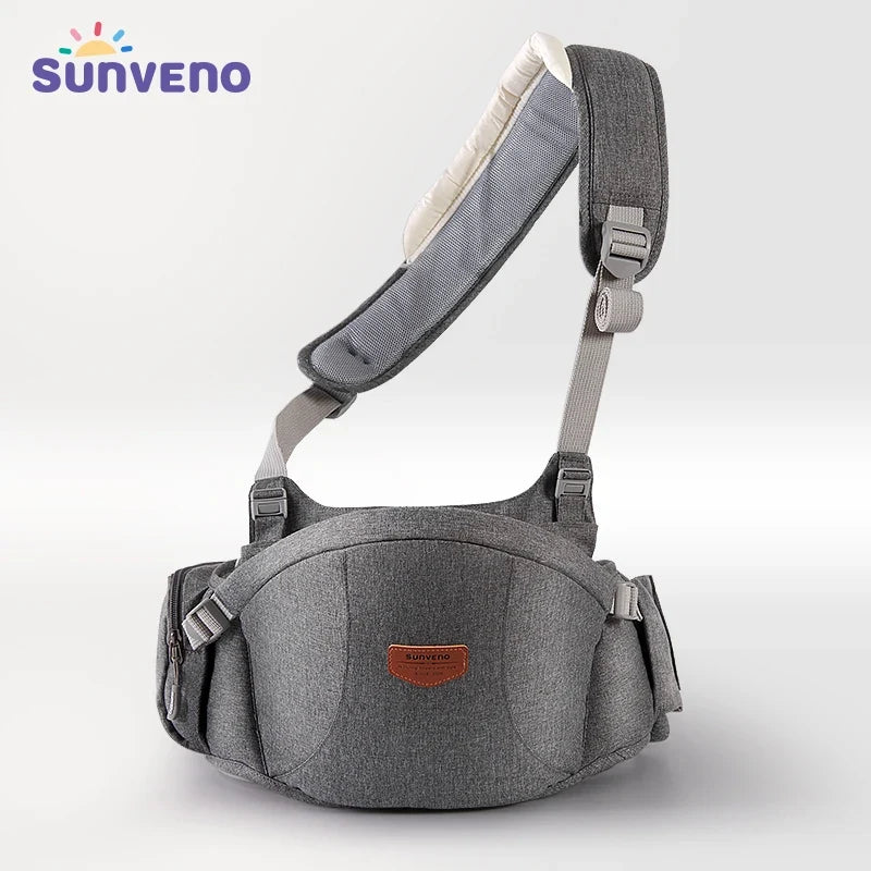 Sunveno One-Shoulder Baby Carrier - Adjustable Detachable Infant Sling for Comfortable Everyday Carry