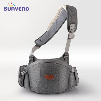 Sunveno One-Shoulder Baby Carrier - Adjustable Detachable Infant Sling for Comfortable Everyday Carry