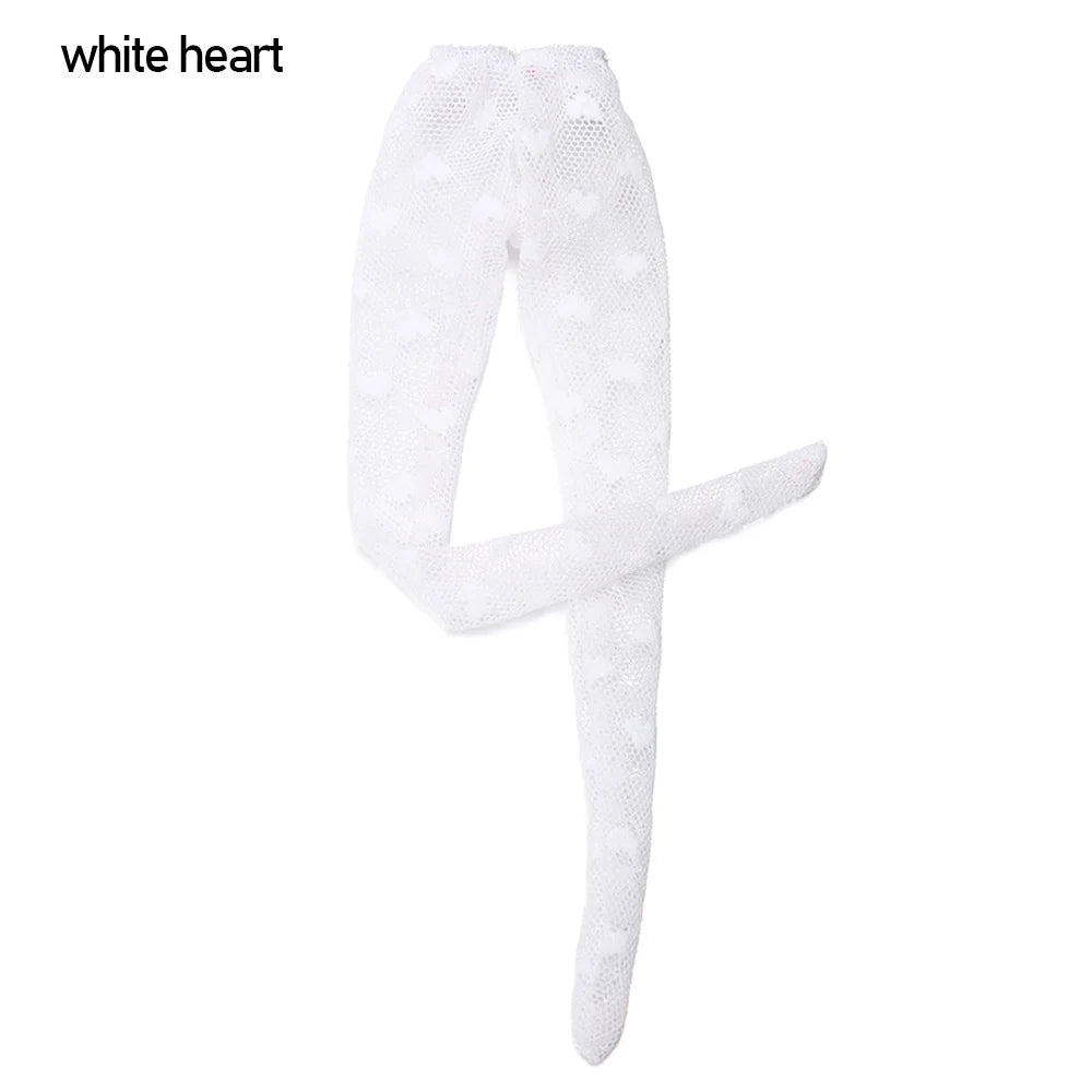 20 Styles 1/6 Doll Mini Fishnet Tights – Silk Stockings, Elastic Leggings, Panty Hose & Socks for 30cm Dolls