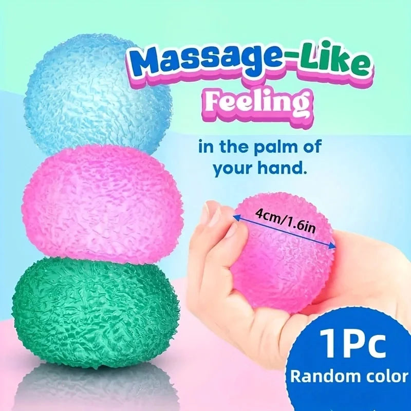 Squishy Multicolor Ice Ball Fidget Toy – Soft Pinch Pop Stress Relief for Kids & Adults, Fun Sensory Toy, Halloween & Christmas Gift