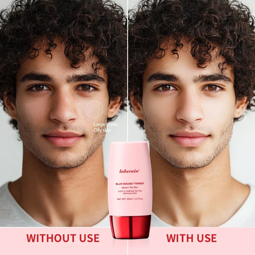 Lakerain Blur Magnet Primer - Matte Moisturizing Makeup Base for Smooth Skin Finish