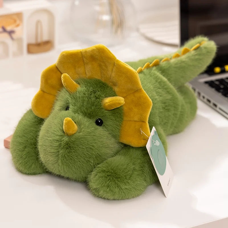 30-65cm Kawaii Forest Animal Plush Dolls – Soft Long-Arm Raccoon, Dinosaur, Sloth, Panda & Koala Pillow Toys for Home Decor