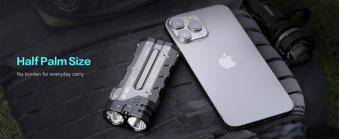 Original Outdoor Multifunctional LED Flashlight – 4360LMS Long-Range Strong Light with Ultra-Long Battery Life, Rechargeable for Camping