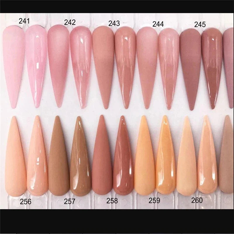 50g/100g Nude Nail Acrylic Powder Bulk Set – 4-in-1 Solid Crystal Extension, Dipping & Engraving Nail Art Monomer Wholesale