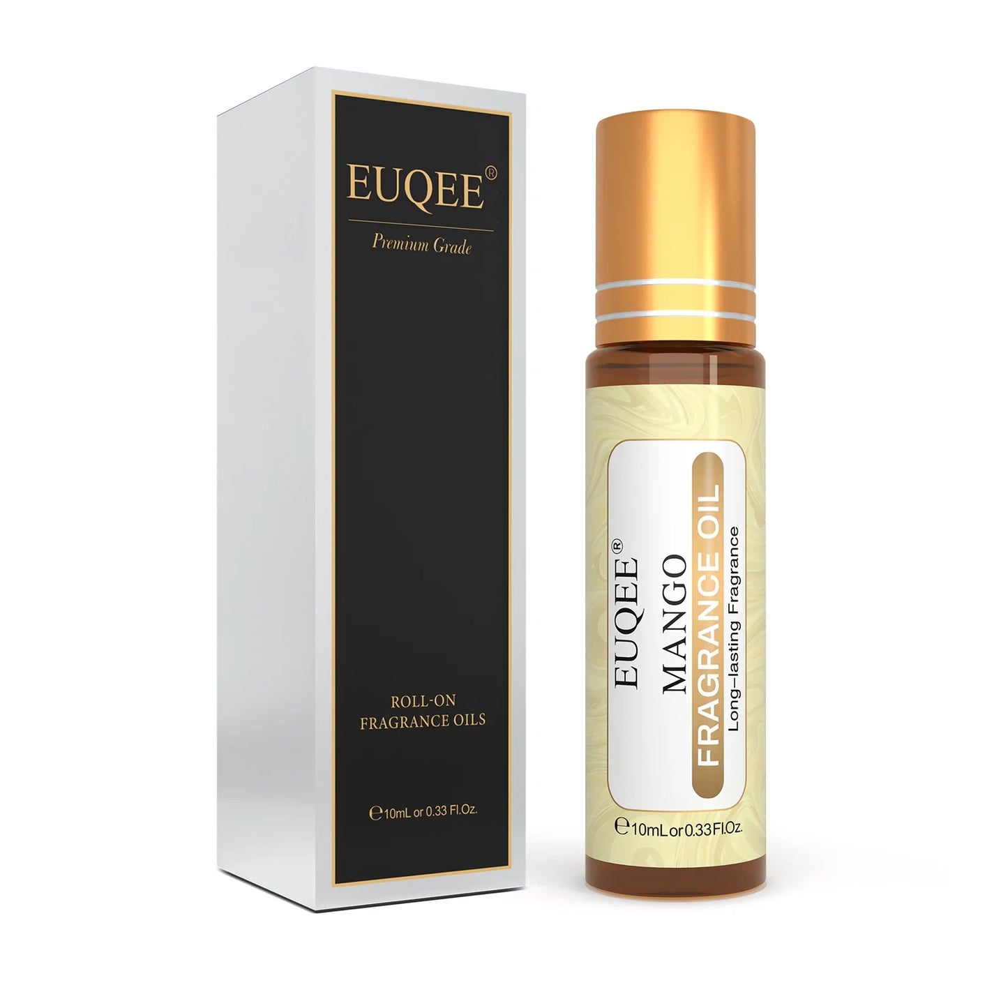EUQEE 10ml Fragrance Oil Roll-On - Long-Lasting Perfume Scent for Diffusers, Burners & Aromatherapy