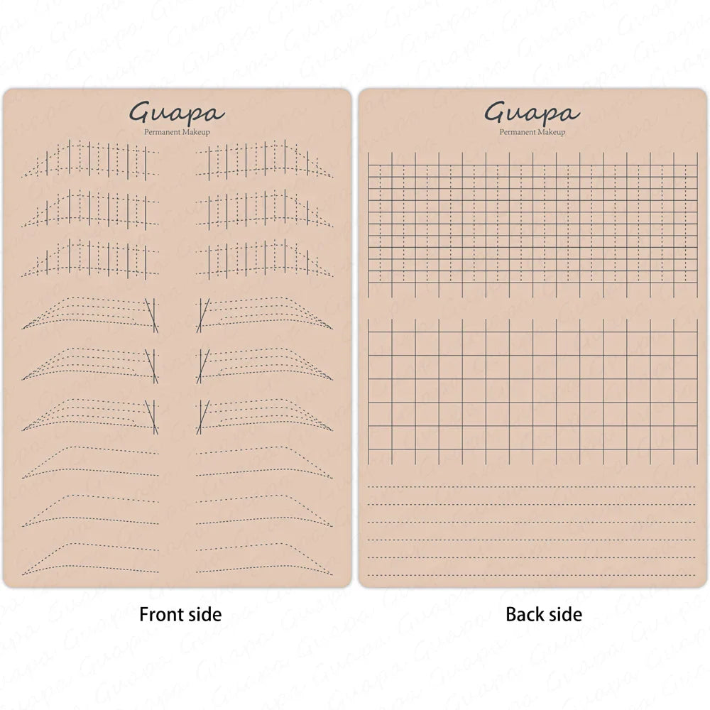 Microblading Practice Skin Sheets — Eyebrow Segment Tip Joint Texture for Semi-Permanent Makeup Training