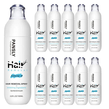 100ML Hair Removal Spray - Painless Hair Reduction Treatment for Smooth Skin and Hair Growth Inhibition