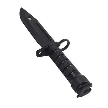 Rubber Training Knife with Sheath - Flexible Soft Plastic Dagger Prop for Halloween, Martial Arts & Costume Use
