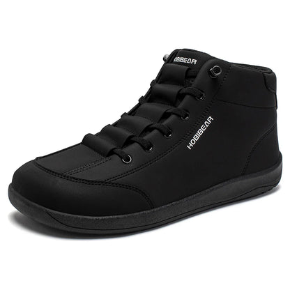 HOBIBEAR Mid-Top Barefoot Shoes – Unisex Wide Toe Minimalist Non-Slip Outdoor Sneakers