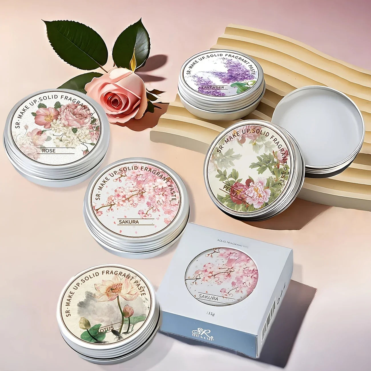 Portable Solid Perfume Balm – Long-Lasting Fragrance Deodorant for Men & Women | Pocket Size Fresh Scent for Daily Use & Dating