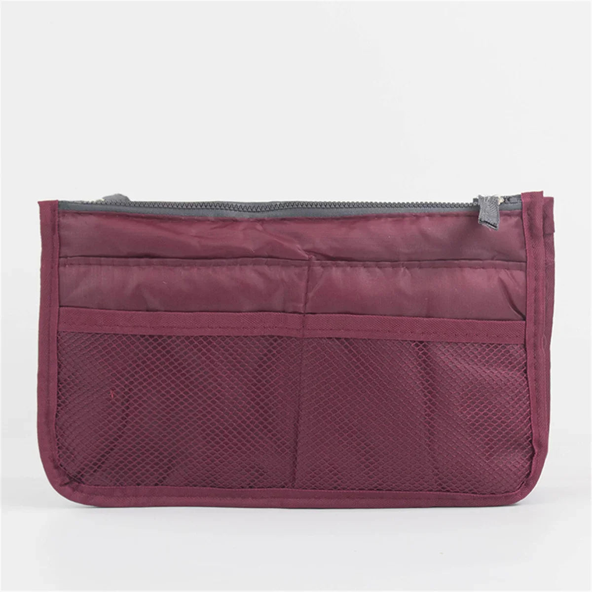 Multifunctional Bi-Fold Storage Bag - Large Capacity Double Zipper Makeup & Toiletry Organizer