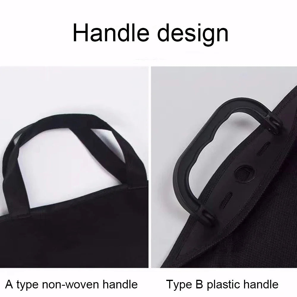 Garment Suit Bag - Travel & Storage Clothes Cover with Zipper Handle for Suits, Dresses & Coats
