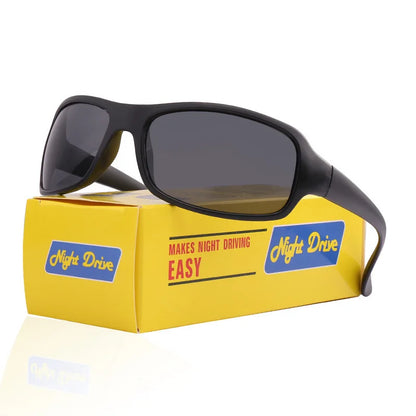 Night Vision Driving Glasses for Men & Women - Anti-Highlights, Anti-Wind Sand Riding Sports Sunglasses