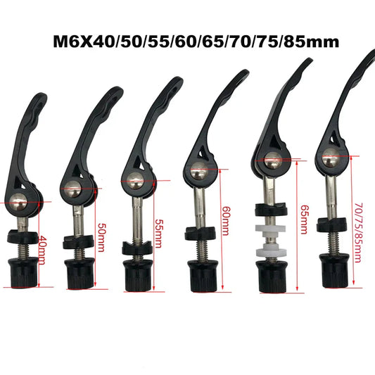 MAXFORD Bicycle Quick Release Cam Lever Seat Post Clamp | M6 Skewer Bolt for 35-85mm Cycling Parts