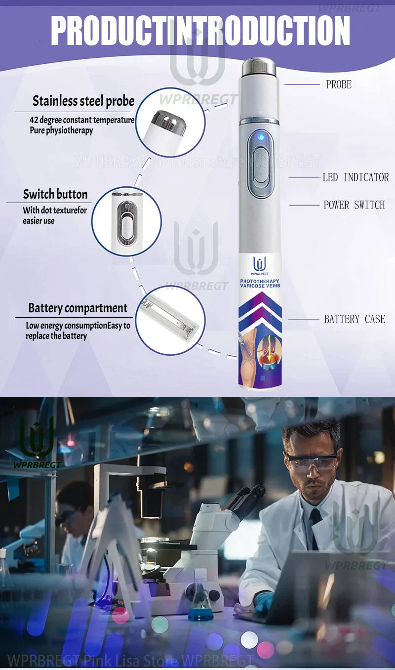 Varicose Vein & Spider Leg Pain Relief Treatment — Painless Care for Vasculitis & Phlebitis