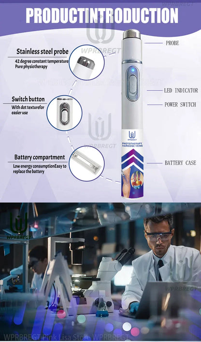 Varicose Vein & Spider Leg Pain Relief Treatment — Painless Care for Vasculitis & Phlebitis