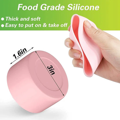 Universal 7.5cm Silicone Cup Sleeve – Soft Food-Grade Bottom Cover for Stanley 40oz, 30oz, 20oz Water Bottles