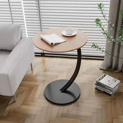 Modern Small Side Table - Compact Bedside Nightstand & Coffee Table for Bedroom, Living Room, Sofa & Balcony