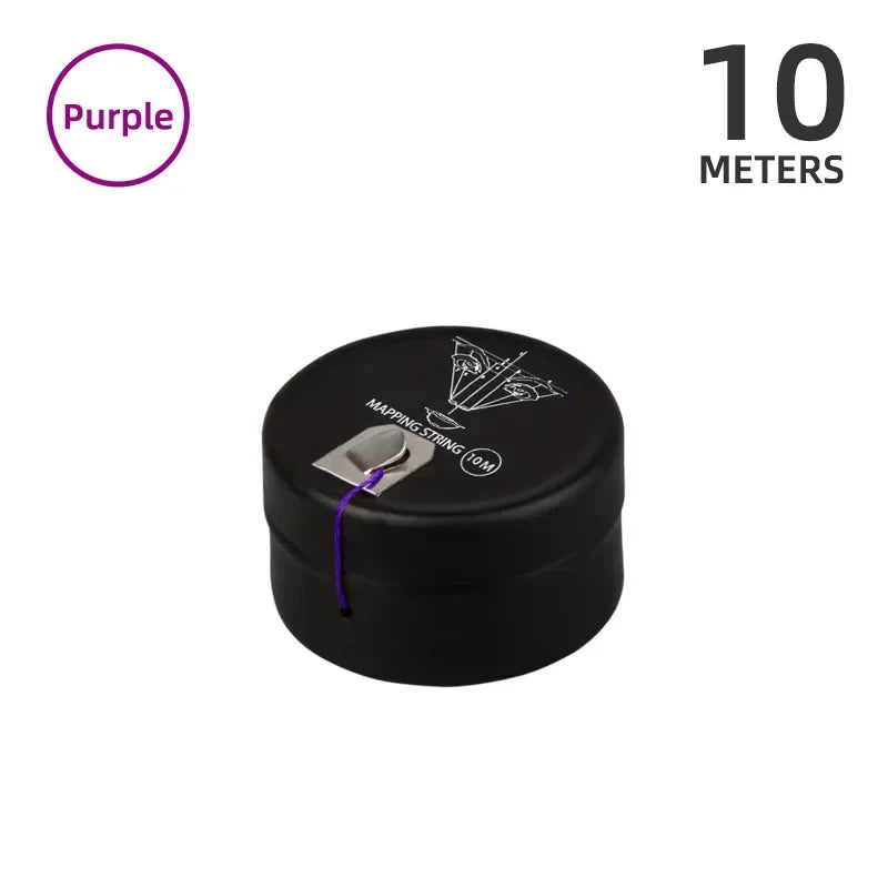 Microblading Eyebrow Mapping String - 10/20M Pre-Inked Brow Mapping Thread Marker for Permanent Makeup Tattoo Design