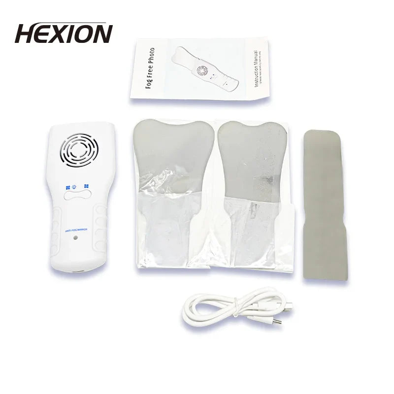 LED Dental Anti-Fog Mirror Set – High Hardness Stainless Steel Orthodontic Buccal, Occlusal & Lingual Mirrors