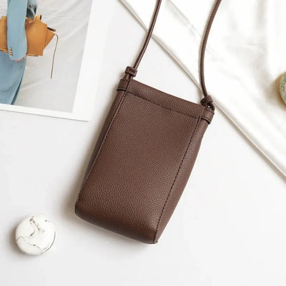 Women's PU Leather Shoulder Bag - Large Capacity Crossbody Handbag with Phone Pocket