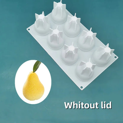 3D Lemon Shape Silicone Cake Mold — French Dessert Baking Tools for Brownies, Mousse & Pastry Decoration