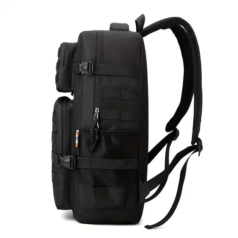 Men’s Tactical Camouflage Backpack – Large Capacity Multi-Layer Hiking & Camping Outdoor Sports Bag
