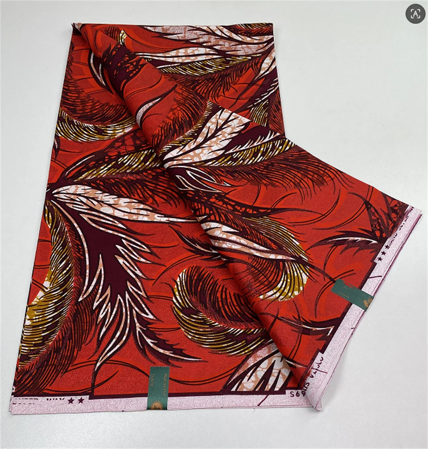 Original African Wax Print Fabric - 6 Yards 100% Cotton Nigerian Ankara Sewing Material