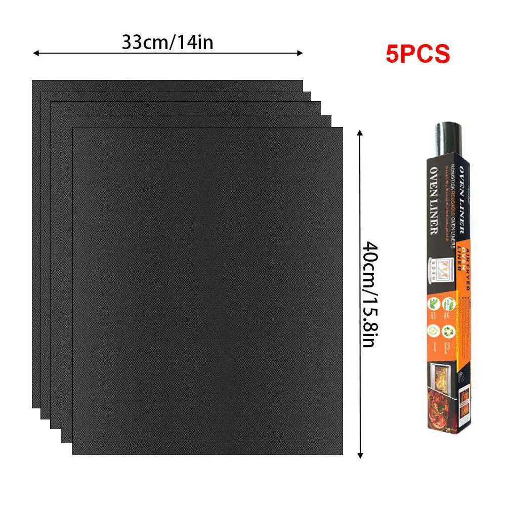 Multifunctional Grill Mat - Reusable High-Temperature Resistant Baking & Microwave Oven Liner for Easy Cooking