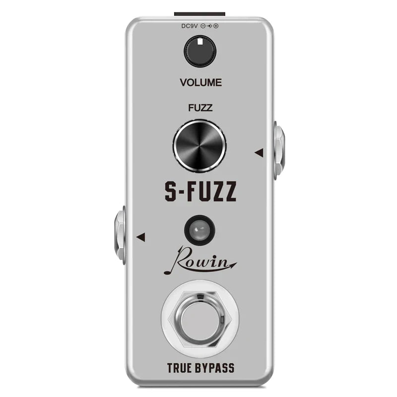 Rowin Guitar Effects Pedal – Noise Gate, Delay, Chorus, Vibrato, Phaser, Flanger, Booster, EQ, Fuzz, Metal, Distortion, and Blues Drive