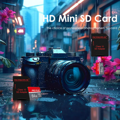 Original High-Speed Memory Card – 4GB to 256GB SD/TF Flash Card for Smartphone & Surveillance Camera
