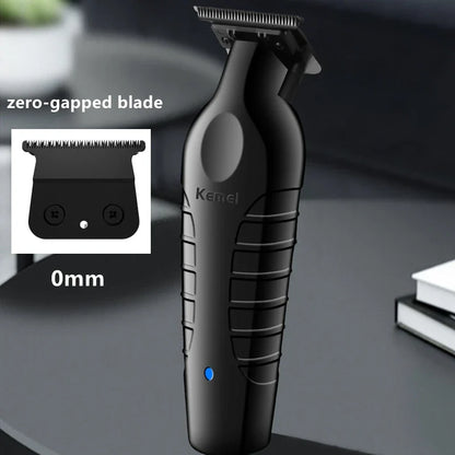 Kemei 2299 Professional Electric Hair Trimmer - Cordless Beard & Hair Clipper for Men, Rechargeable, 0mm Cutting Machine
