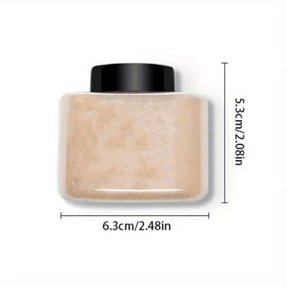 Luxury 4 Color Face Powder Foundation - Oil Control Loose Setting Powder for Women Makeup & Beauty Application