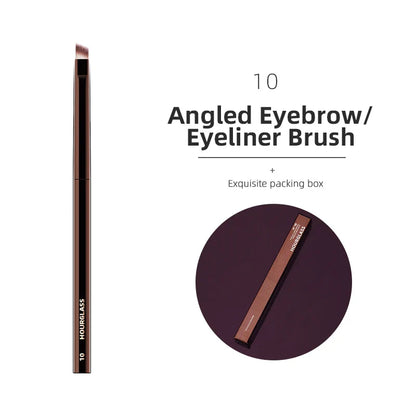 Hourglass Makeup Brushes Set – Powder, Foundation, Concealer, Blusher, Bronzer, Eyeshadow & Eyebrow Sculpting Brushes