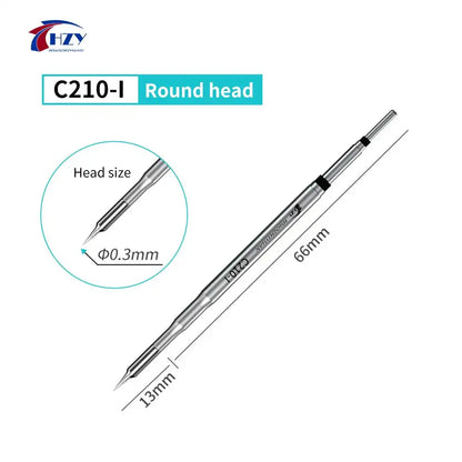 HZY C210 Series Soldering Iron Tips - Replacement Welding Heads for JBC, Sugon T26 & T3602 Stations