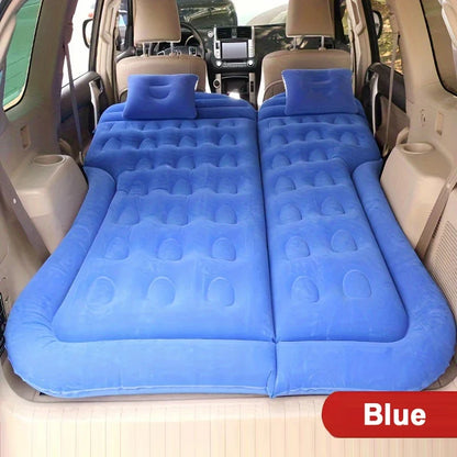 Universal Car Inflatable Travel Mattress - Back Seat Sleeping Bed with Pillow for Camping & Outdoor Comfort