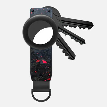 Compact Key Organizer – Minimalist Metal Key Holder for 2-6 Keys, Secure Keychain Case
