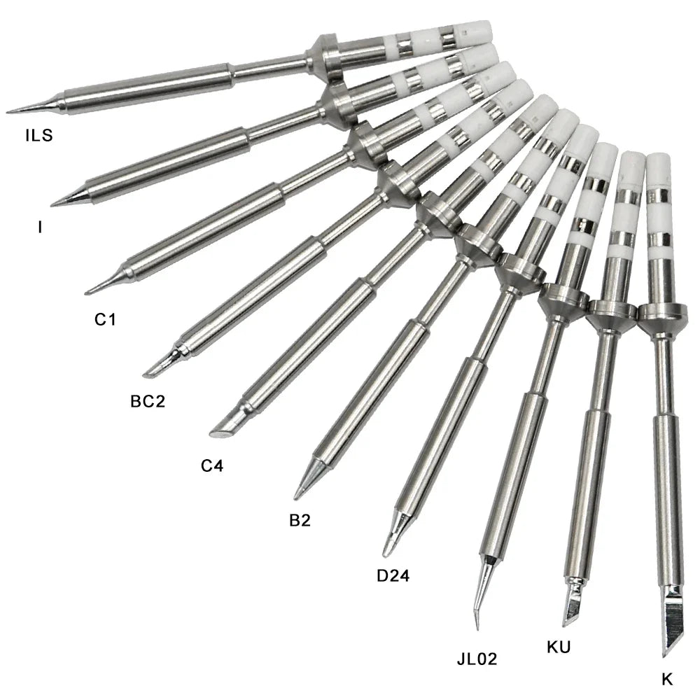 TS100/TS101 Soldering Iron Tips - Pine64 Pinecil Replacement Tips TS Series BC2 C4 Compatible Models