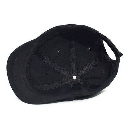 Men's & Women's Short Brim Cotton Baseball Cap – Vintage Casual Dad Hat, Adjustable Trucker Style with Nylon Fastener Tape