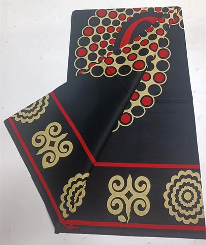 100% Cotton Ankara Wax Fabric - High Quality Soft Real Dutch Pagne Print for Dresses & Sewing