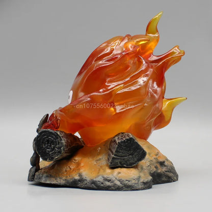 Calcifer 12cm PVC Figure – Kawaii Action Figurine with Light, Desktop Decoration & Kids Birthday Gift
