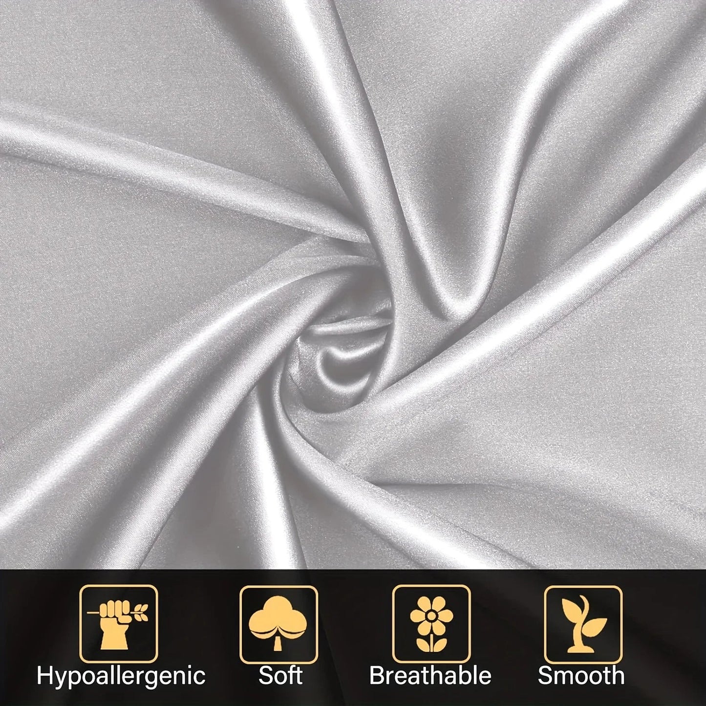 Boost Beauty Sleep Silky Satin Pillowcases - Cooling, Hair & Skin-Friendly, Easy-Care Sleep Essentials