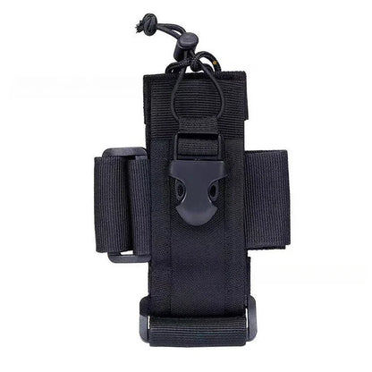 Nylon Walkie Talkie Case - Universal Radio Holder Storage Pouch for Outdoor Communication Gear
