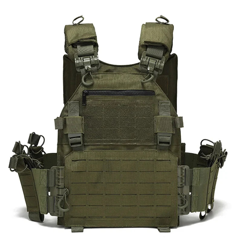 Outdoor Training Vest – Multi-Functional Waterproof MOLLE Expansion Quick-Release Wear-Resistant Tactical Vest